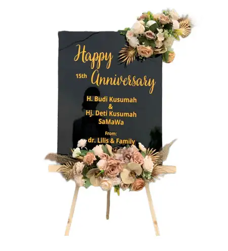 Papan Bunga Akrilik Puteri Betung