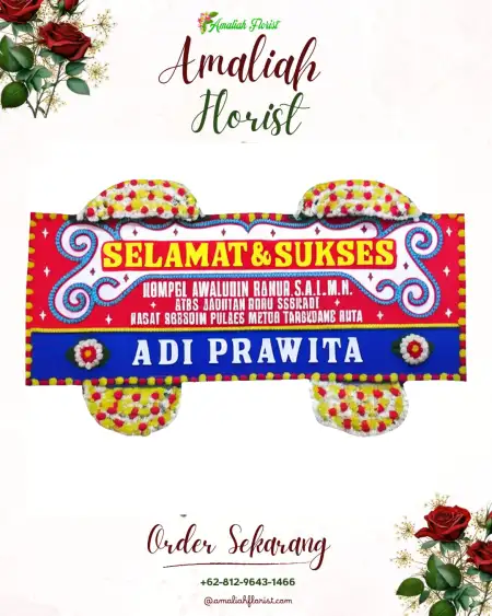 Papan Bunga Ucapan Selamat Puteri Betung